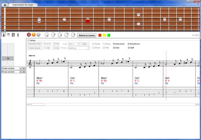 Improvisation By Degrees screenshot Improvisation By Degrees screenshot