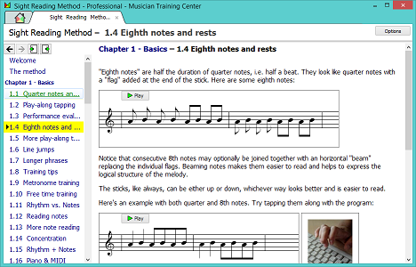 Sight Reading Method screenshot